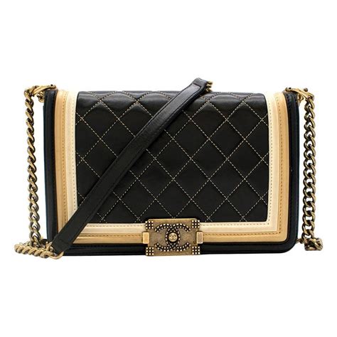 boy chanel black and gold|chanel handbags boys.